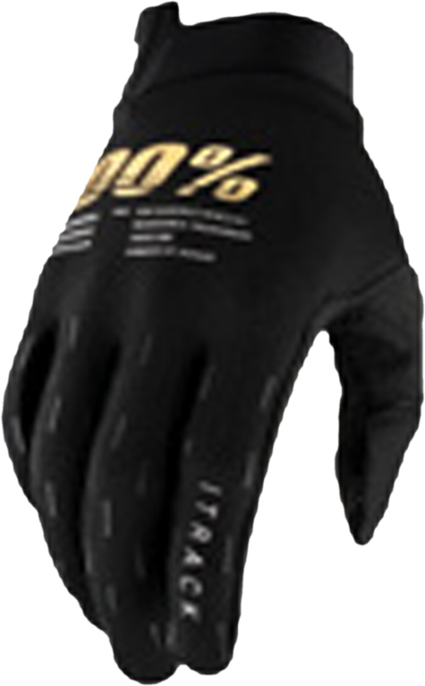 100percent Itrack Gloves - Black S