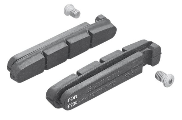 Shimano Bremsgummi R55C3 für Alufelgen mit Befestigungsschrauben Paar