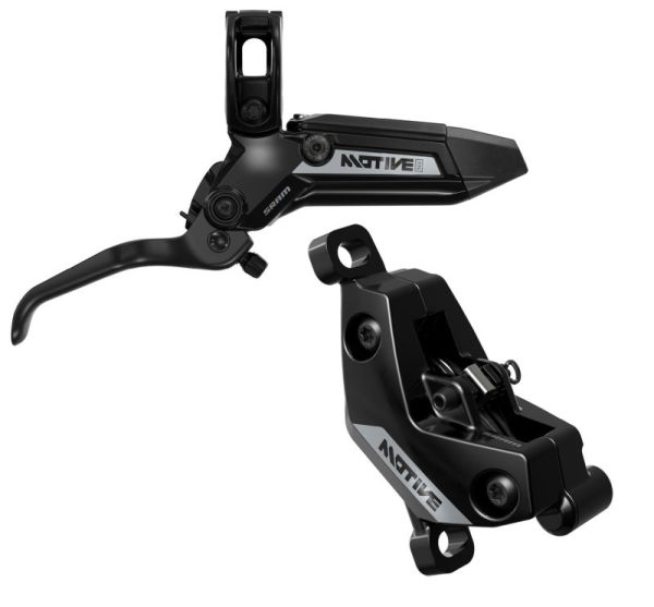 SRAM Motive Silver Alu Rear 4-Kolben, Black Ano A1