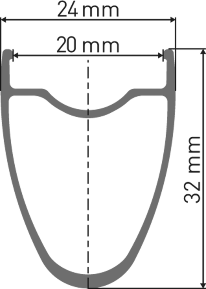 DT Swiss RR 521 Felge DB 700c 20 28L