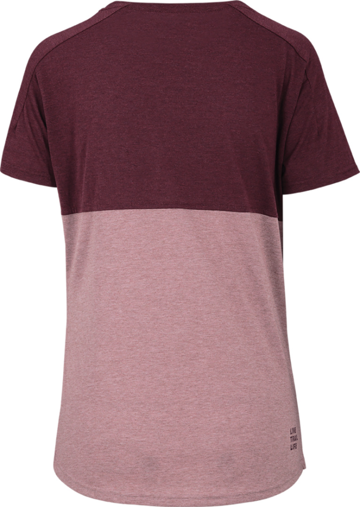 IXS Kids Flow Mountain Tech Tee taupe-raisin KM