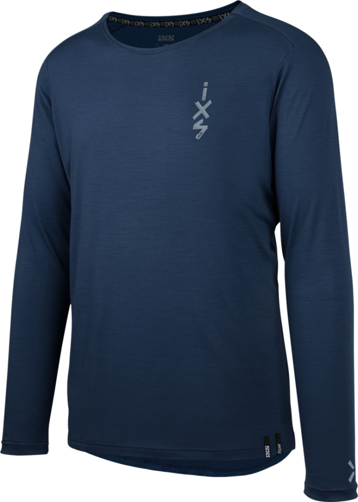 IXS Flow Merino Langarm Jersey marine M