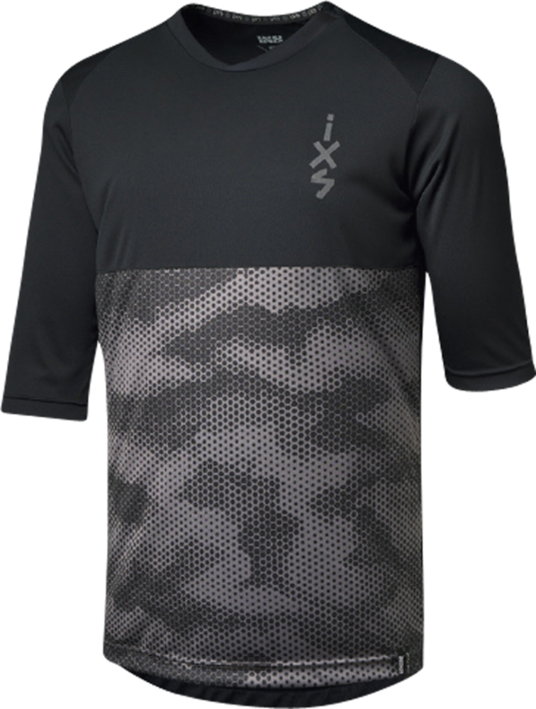 IXS Carve 1.0 3/4 Jersey schwarz-graphit L
