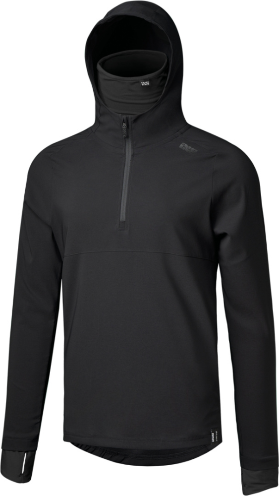 IXS Carve 1.0 Hooded Jersey schwarz M