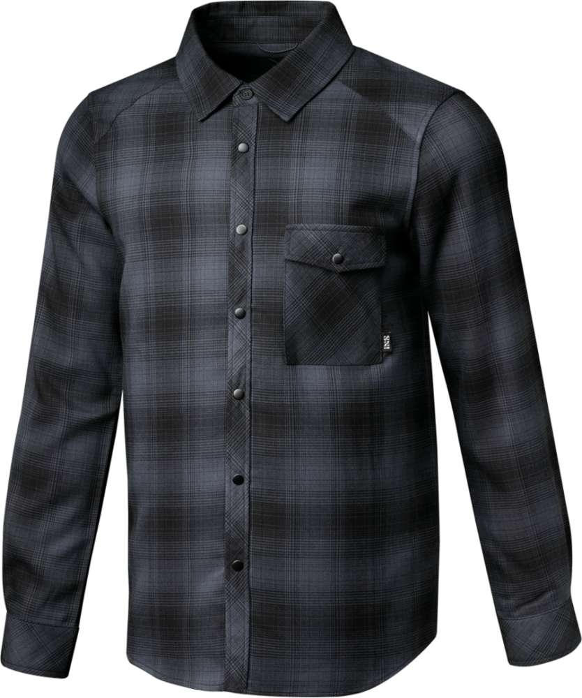 IXS Carve 1.0 Shirt anthrazit-schwarz M