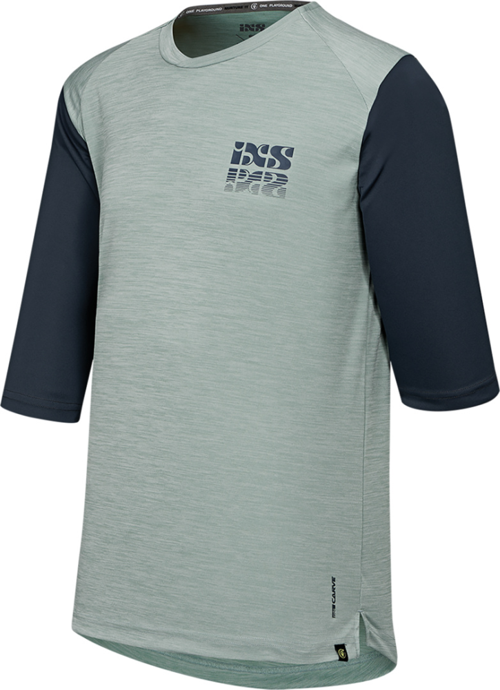 IXS Carve X Jersey jade-solid marine S