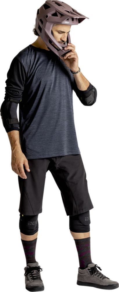 IXS Carve X Jersey schwarz-solid schwarz M