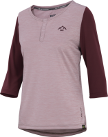 IXS Women's Carve X 3/4 Henley taupe-raisin 42