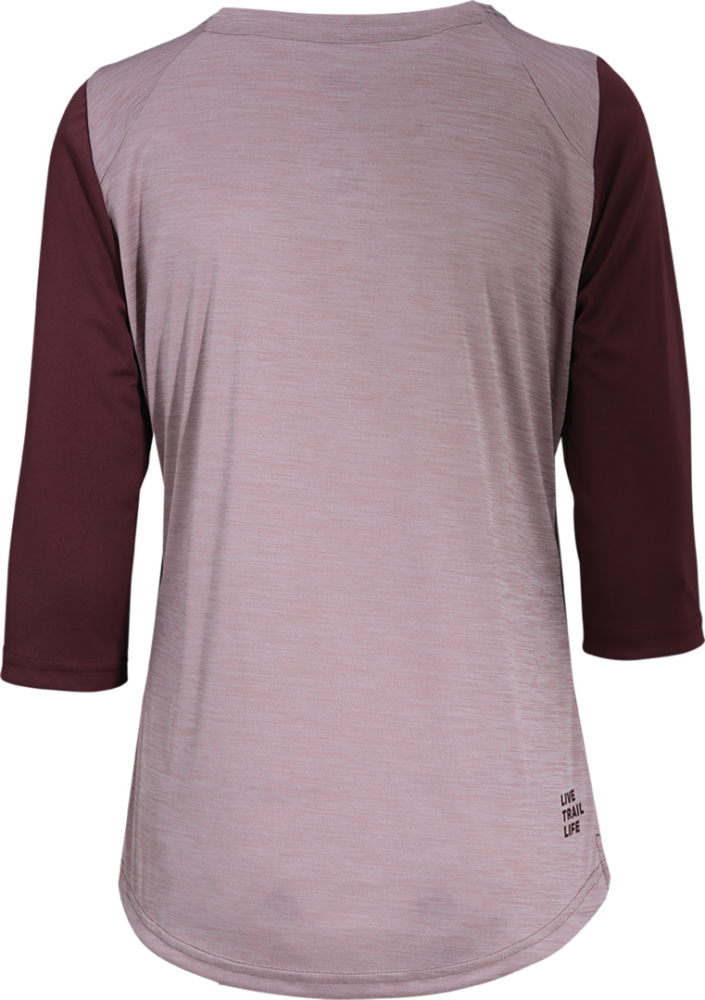 IXS Women's Carve X 3/4 Henley taupe-raisin 42