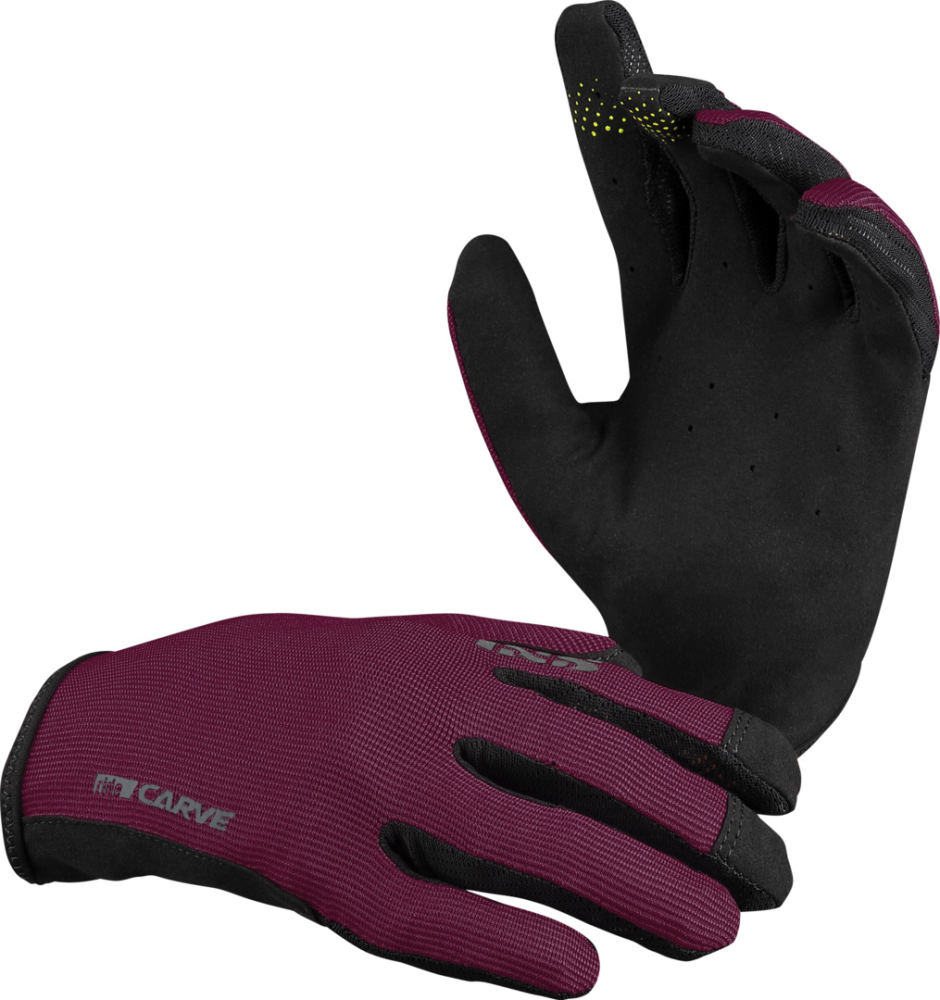 IXS women' s Carve Gloves raisin XS