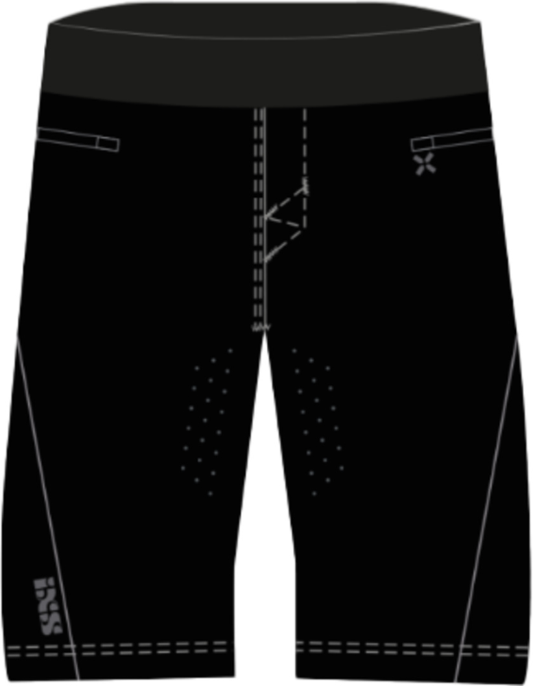 IXS Kinder Flow Lite 1.0 Shorts schwarz KL