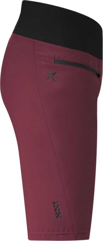 IXS Damen Flow Lite 1.0 H-H Shorts raisin 38