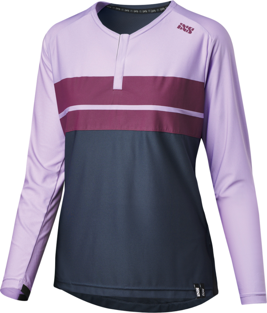 IXS Damen Flow Lite 1.0 Henley lavender-marine 36
