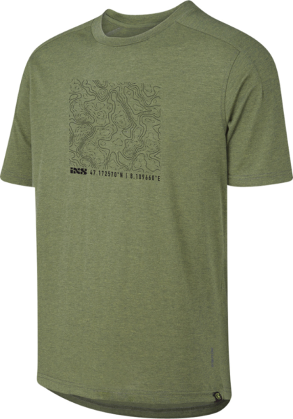 IXS FlowTech Kids Tee (contour) olive K