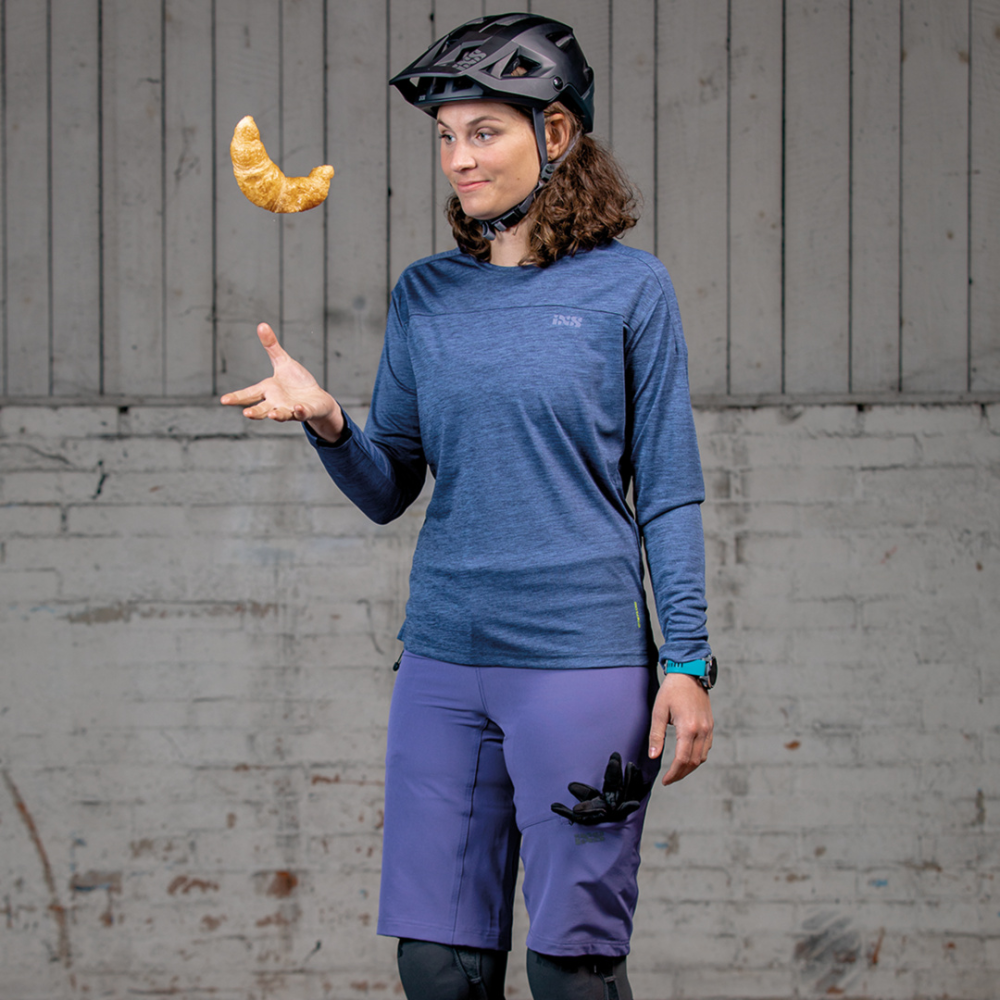 IXS Flow X Women long sleeve jersey grape 38