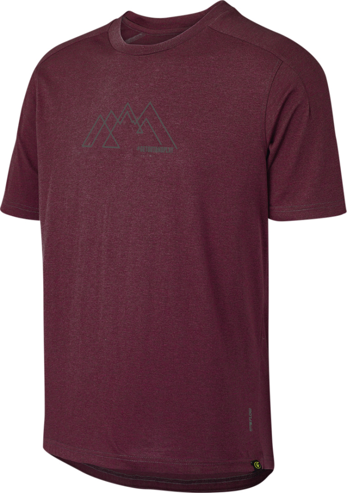 IXS Kids Flow Getoutandplay Tech Tee raisin KM