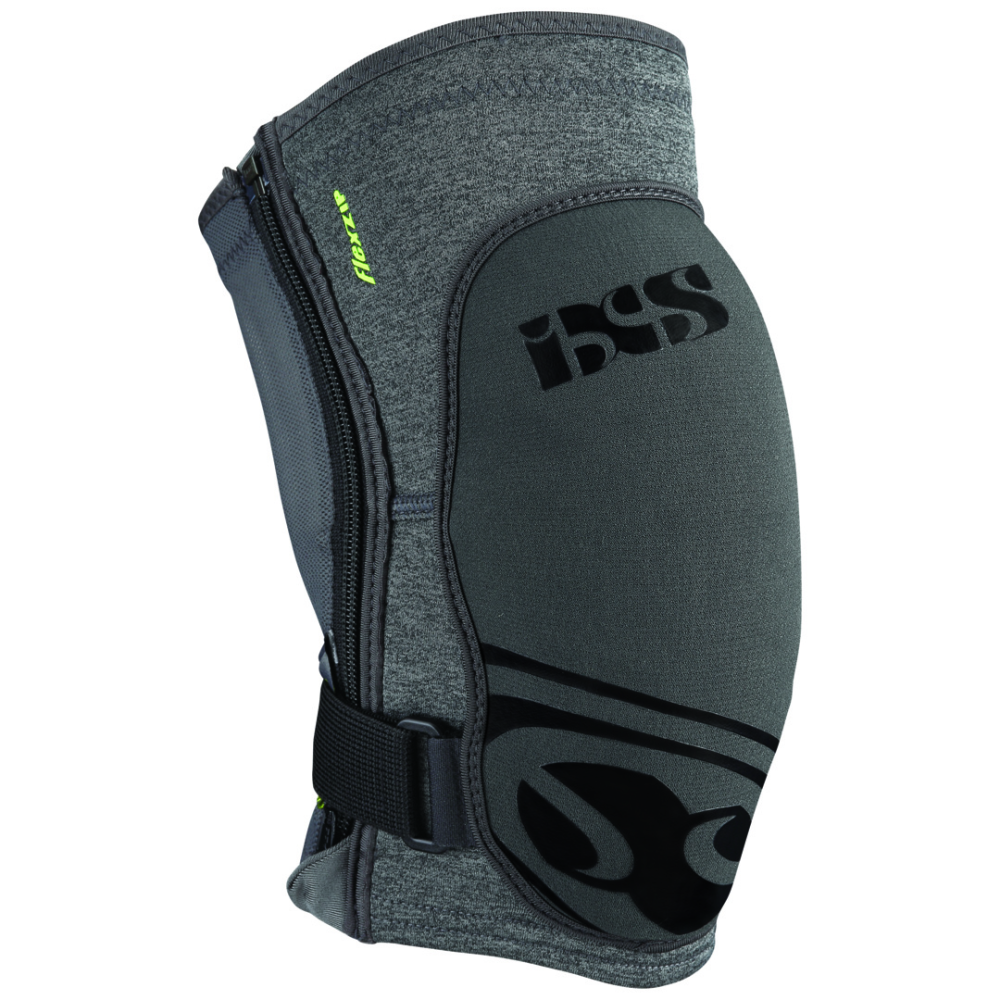 IXS Flow Zip Knieschützer grau S