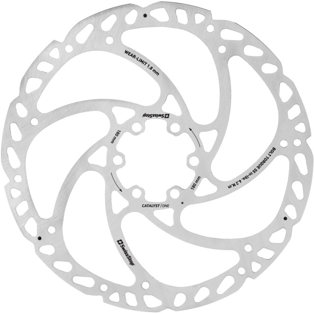 SwissStop Bremsscheibe Catalyst One 203mm, 6-Loch/ohne Schrauben/1.95mm