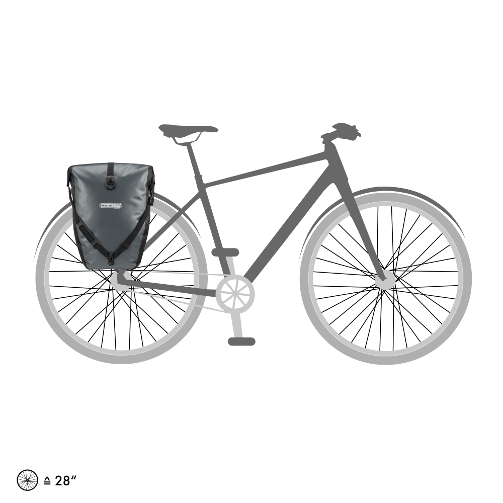 Ortlieb Back-Roller QL2.1 40 L asphalt - black