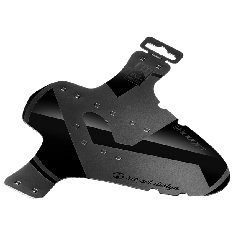 Riesel Design Spritzschutz, Schlamm:PE, stealth, mit Verpackung/Kabelbinder
