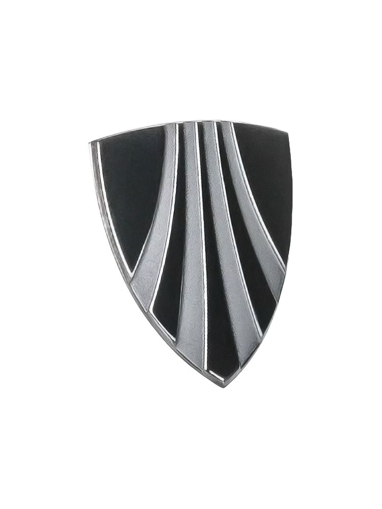 Trek Decal Headtube Shield Badge Universal 20 x 24mm Black
