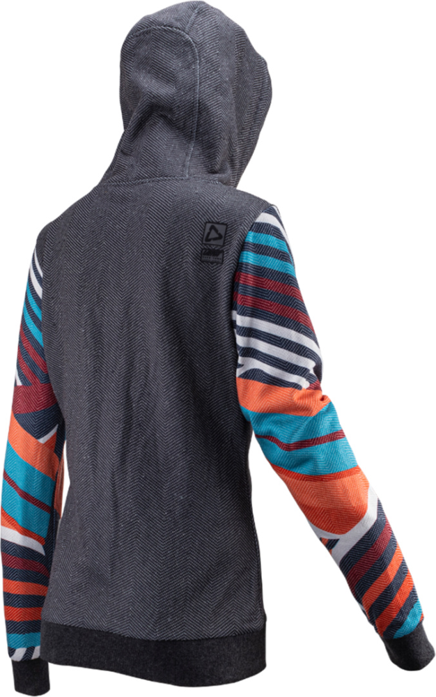 Leatt Premium Women Zip-Hoodie stripes M