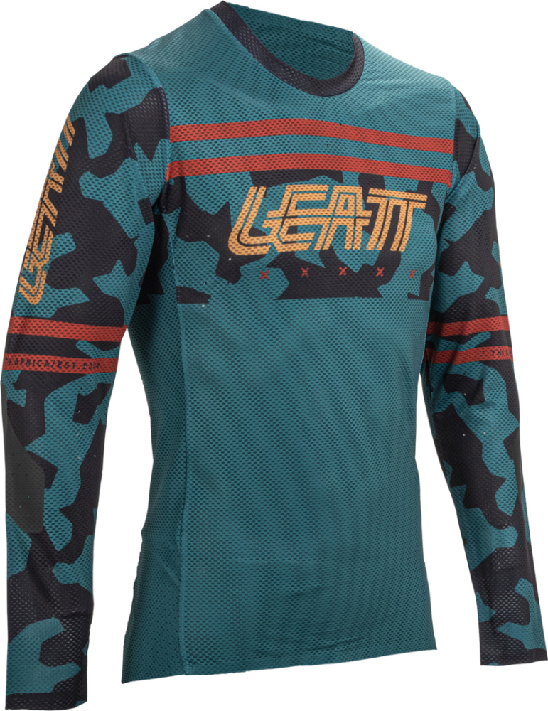 Leatt MTB Gravity 4.0 Jersey Jr teal S