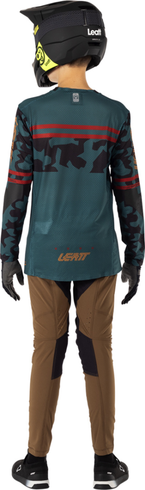 Leatt MTB Gravity 4.0 Jersey Jr teal S