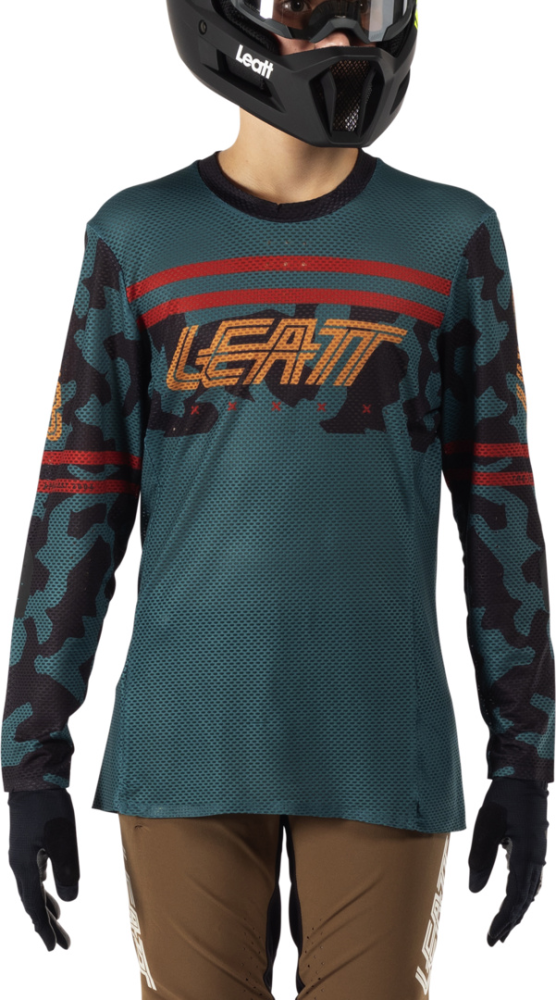 Leatt MTB Gravity 4.0 Jersey Jr teal S