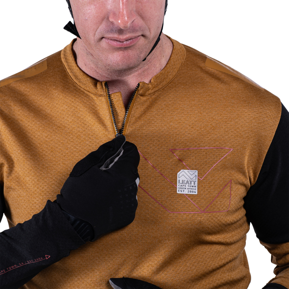Leatt MTB Trail 4.0 Jersey peanut 2XL