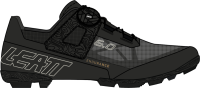 Leatt ProClip 6.0 Endurance Shoe black 44