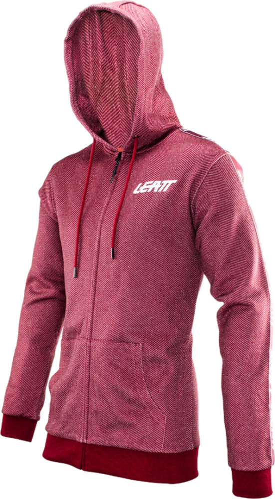 Leatt Zip Hoodie Premium V25 ruby M
