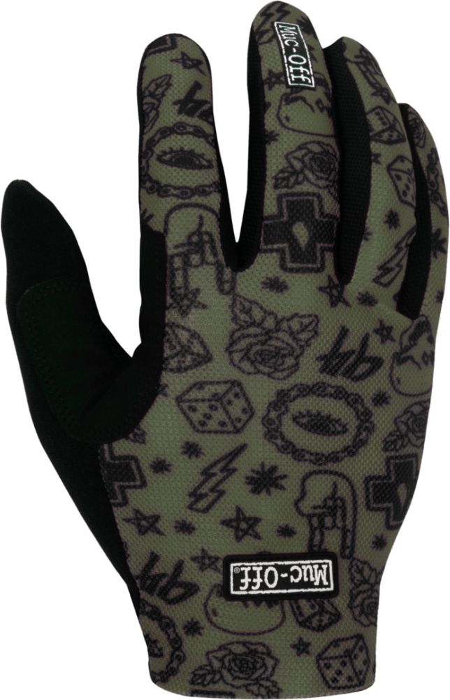 Muc-Off Lightweight Mesh Ride Gloves - Green green S
