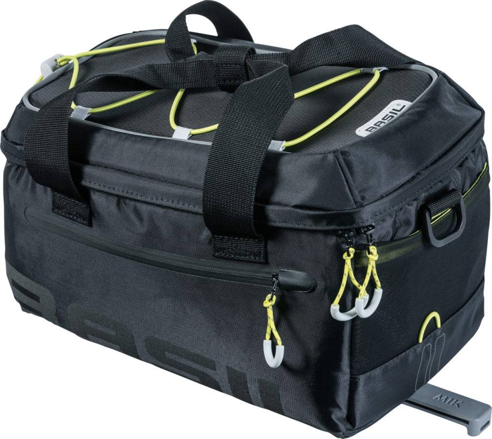 Basil Miles Gepäckträgertasche MIK, 7L, black slate