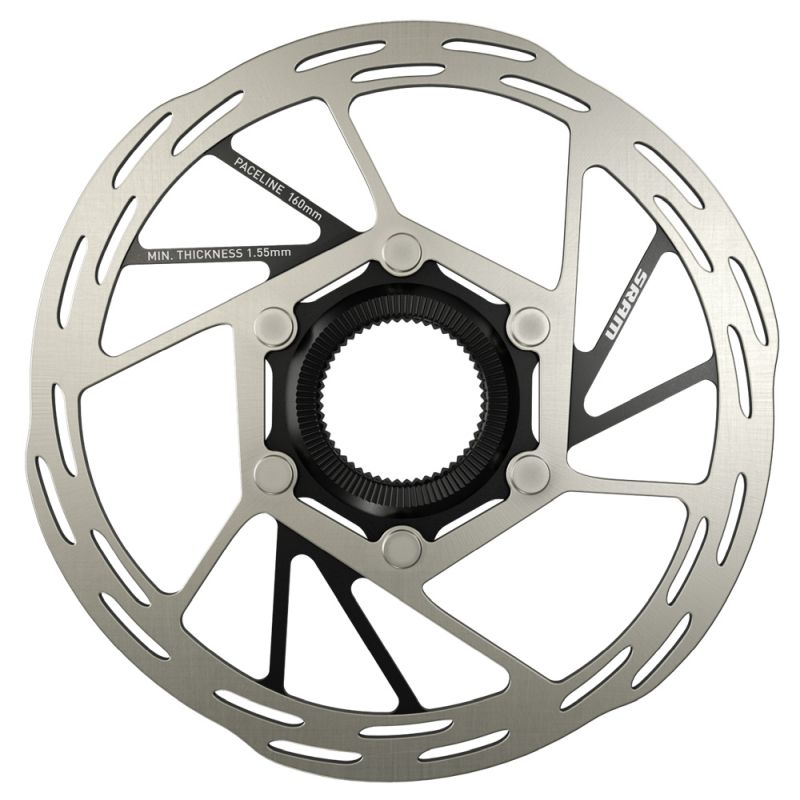 SRAM Bremsscheibe Paceline CenterLock 140mm Rounded, inkl. Lockring