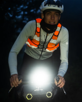 Albion Cycling Visibility Cargo Vest (Hi-Vis Orange/Reflective)