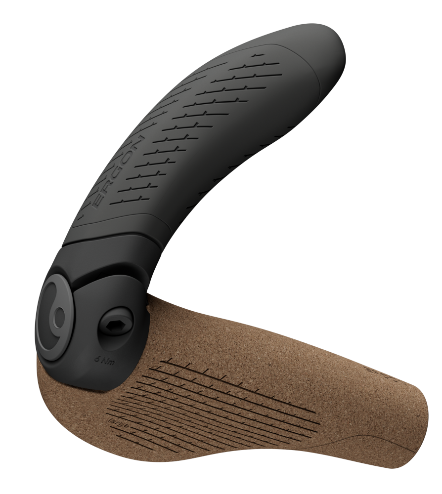 Ergon Lenkergriffe GP4 Evo BioKork Large brown