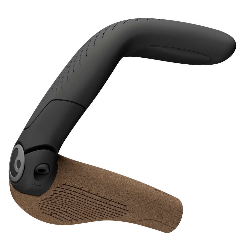 Ergon Lenkergriffe GP5 Evo BioKork Small brown