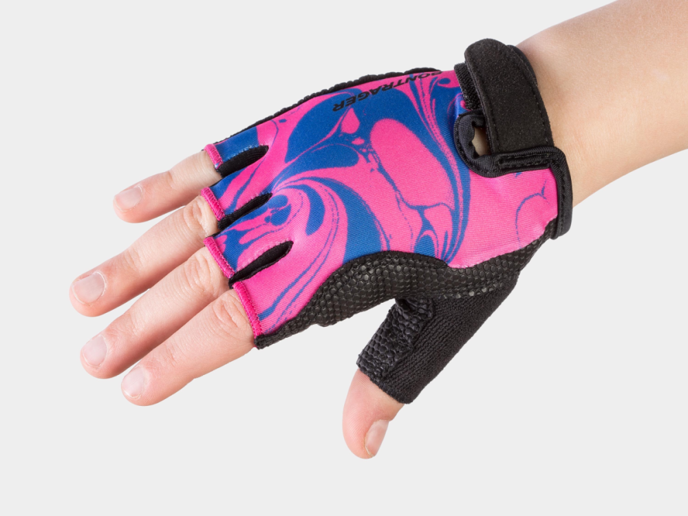 BONTRAGER Glove Kids Large/X-Large (7-10) Bright Pink Lava