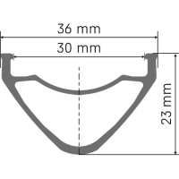 DT Swiss Felge FR 571 27.5 Disc 32 Loch, schwarz, 30mm