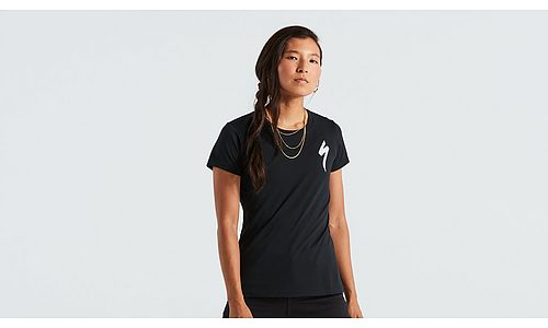 S-logo Tee Ss Wmn Blk M