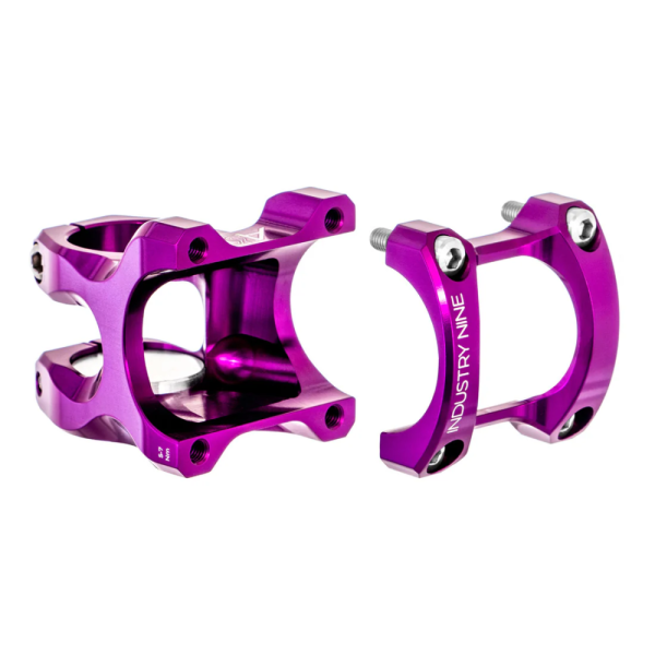 INDUSTRY NINE A35 Stem - Purple Body - Purple Faceplate - 32mm - Steel Bolts