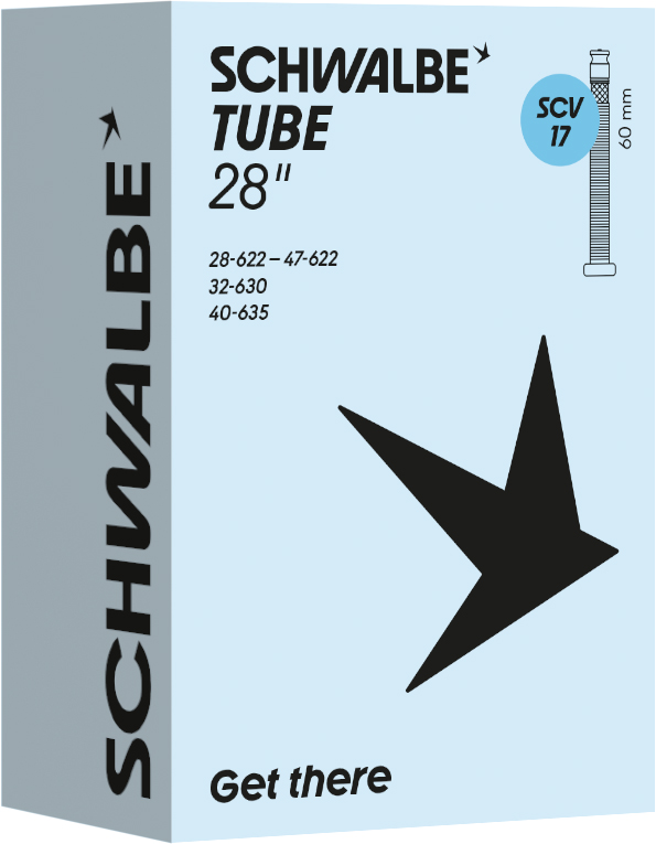 Schwalbe Schlauch SCV17 28" 28/47-622/635 Clik Valve 60mm
