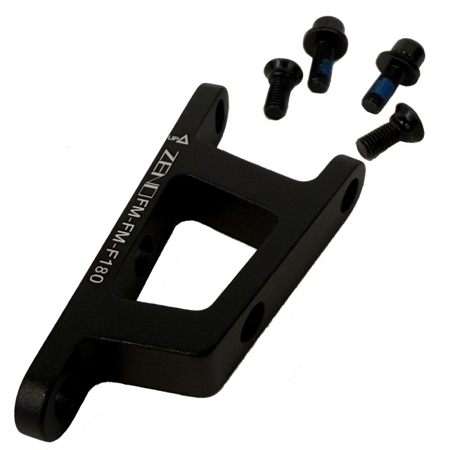 Price Road Scheibenbremsadapter vorne 180mm FM/FM, schwarz