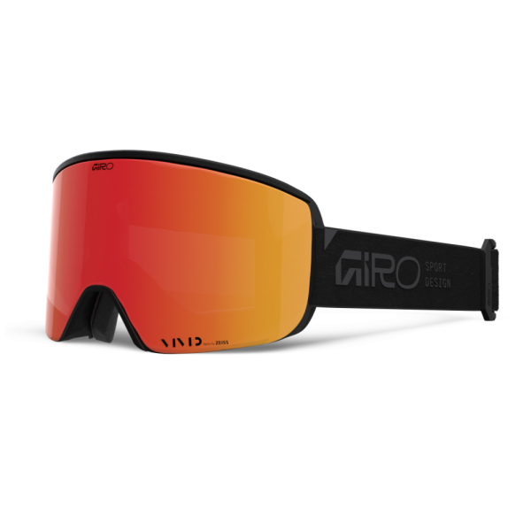 Giro Axis Vivid Goggle, black stacked vivid ember S2 +S1