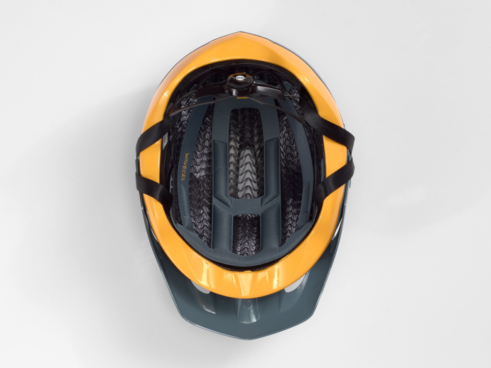 BONTRAGER Helm Blaze WaveCel S Battleship Blue/Yellow CE