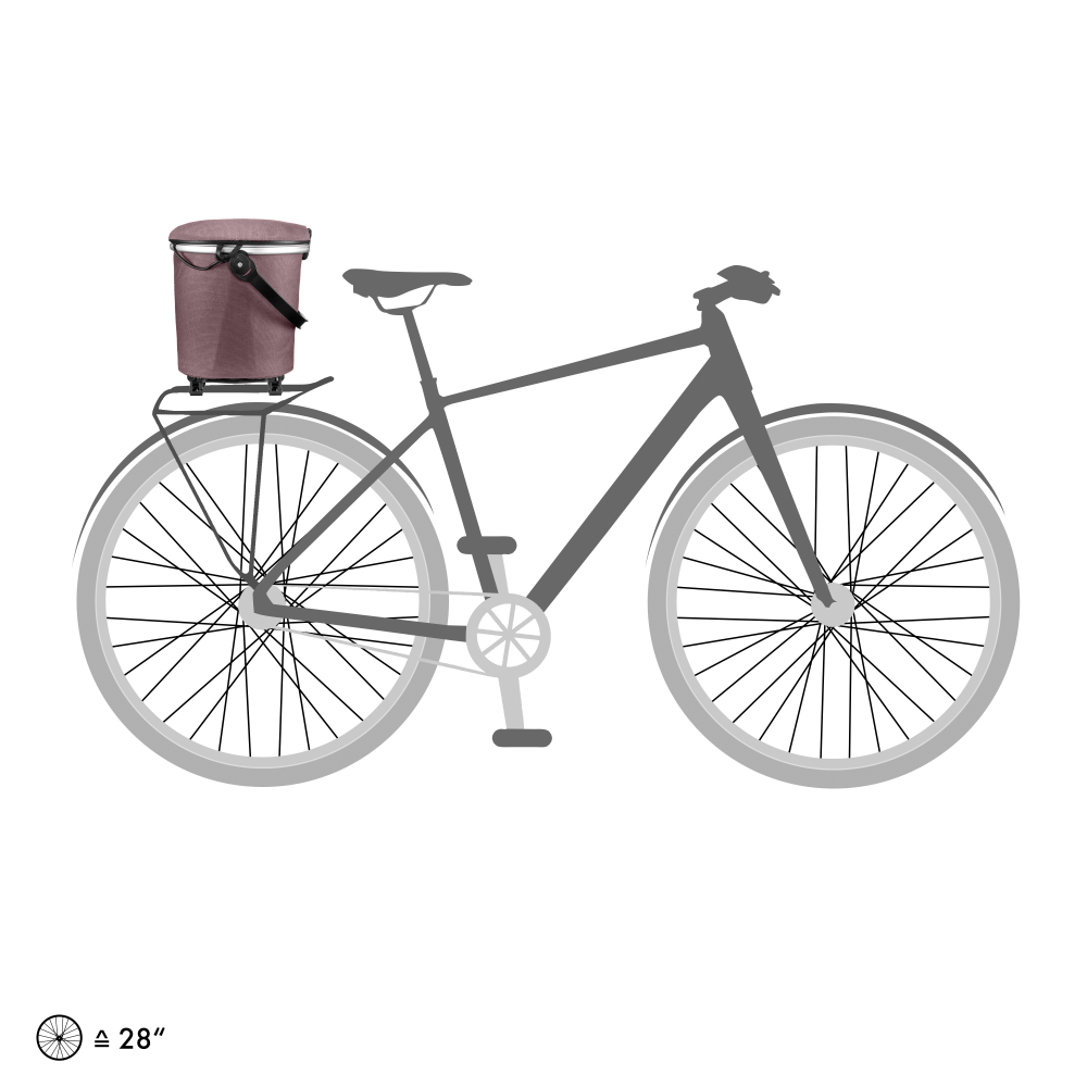Ortlieb Up-Town Rack Urban 17,5 L ash rose