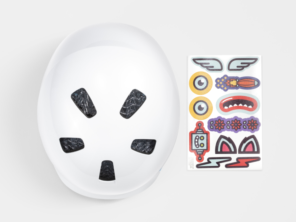 BONTRAGER Helm Jet WaveCel Child White/Azure CE