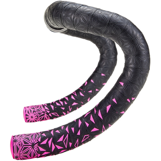 Supacaz Lenkerband Super Sticky Kush Star Fade 2.5mm, PU Based 2160x30mm neon pink