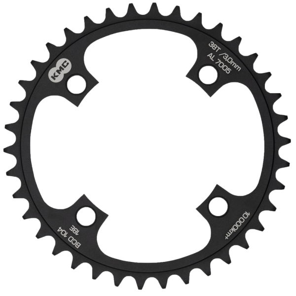 Kettenblatt, 42T, 1/8", BCD 104mm, flat, black